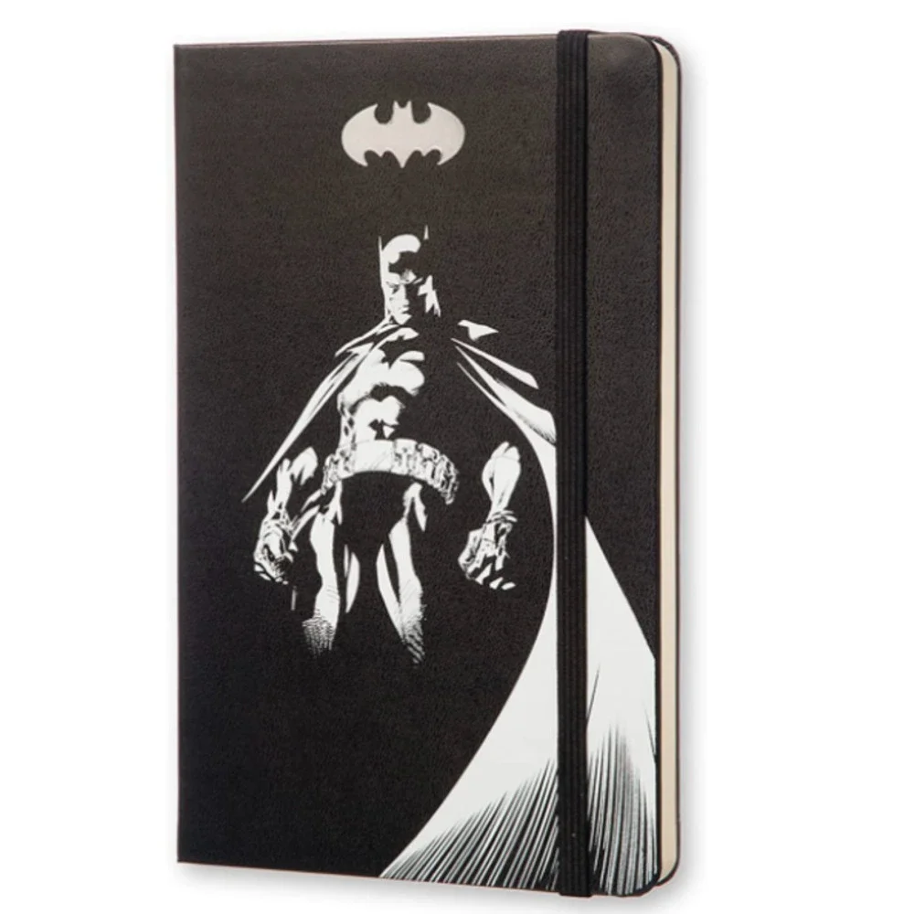 Moleskine Limited Edition Batman Hard Cover Plain Notebook